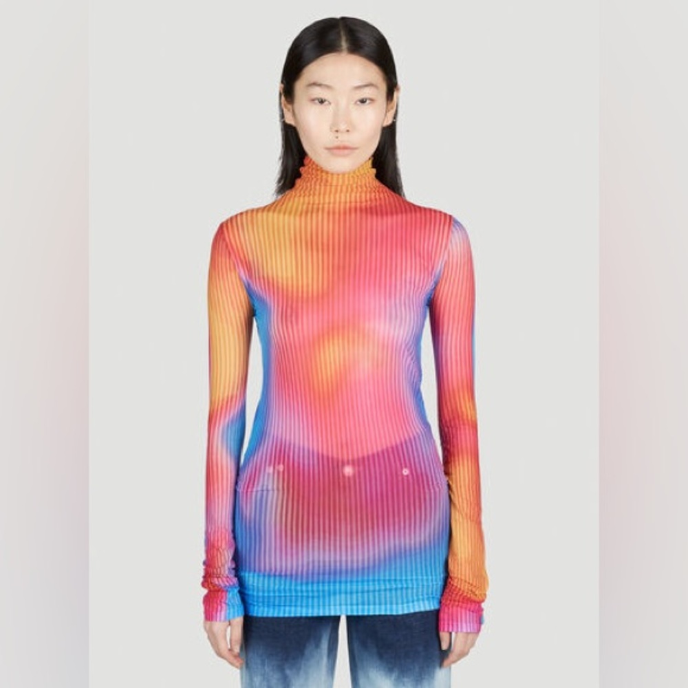 ACNE STUDIOS Heat Map Motif Top